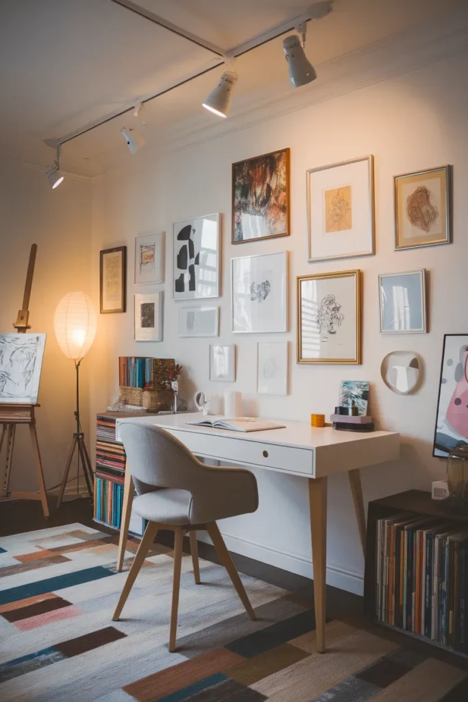 20 Modern Home Office Ideas That Make Working from Home Feel Luxurious 16 Artistic Gallery Office Space