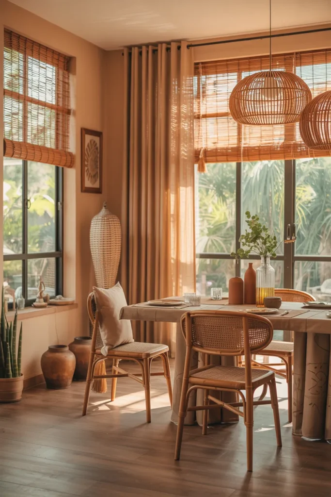 Bamboo Curtains For Natural Warmth