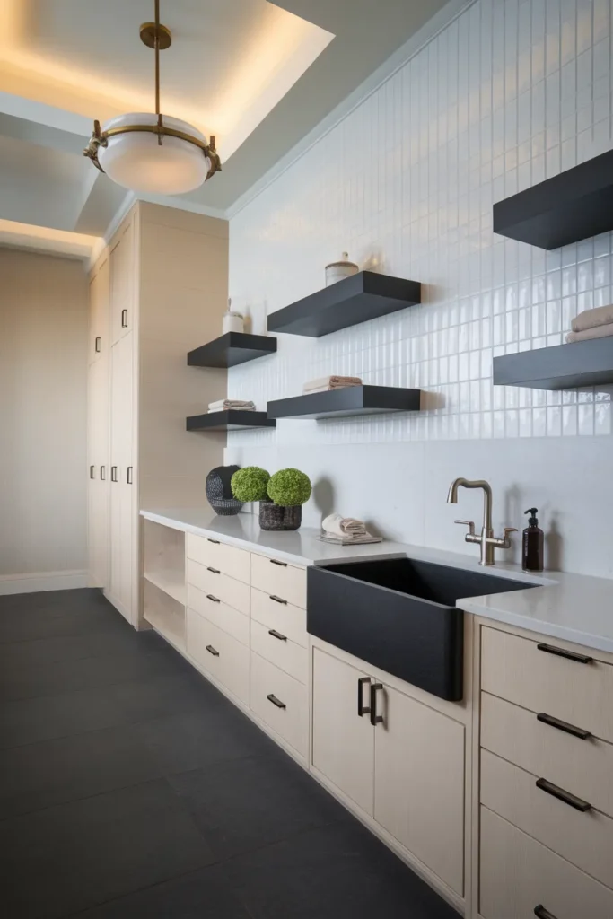 Black Composite Sink for Modern Contrast