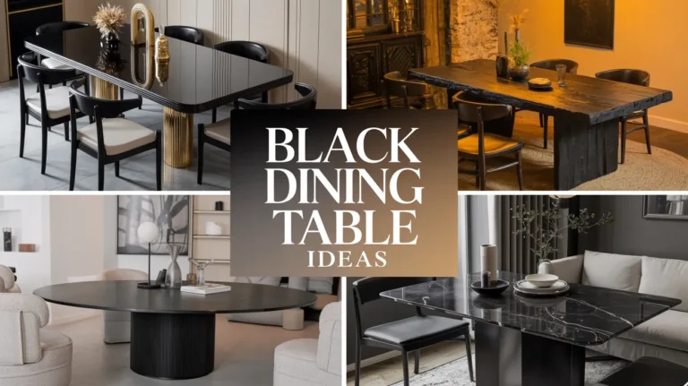 Black Dining Table Ideas