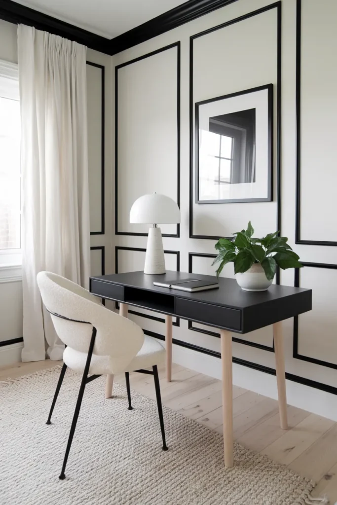 Black and White with a Cozy Twist