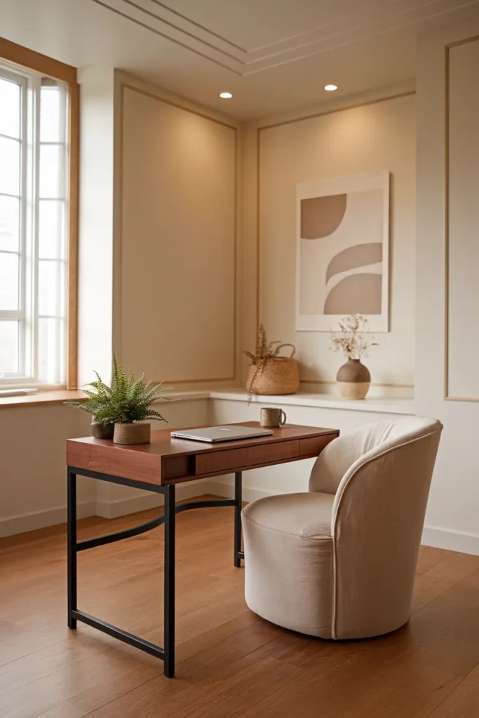 Blending Warm Woods with Sleek Lines