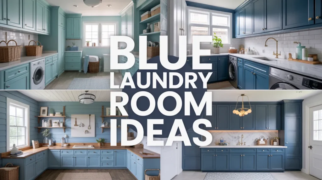 18 Blue Laundry Room Ideas That’ll Make You Fall in Love with Doing Laundry 12 Blue Laundry Room Ideas