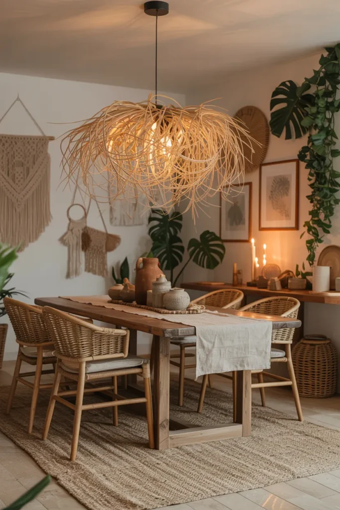 Bohemian Rattan Statement