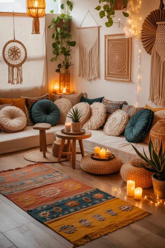 Bohemian Vibe with Textured Layers