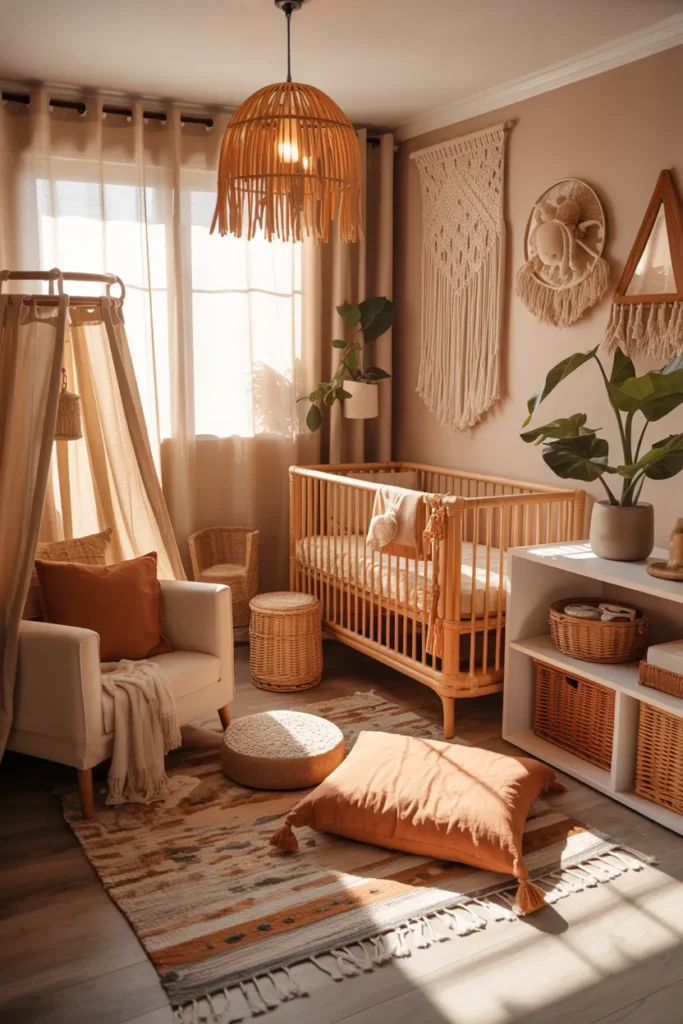 Boho Chic Baby Corner