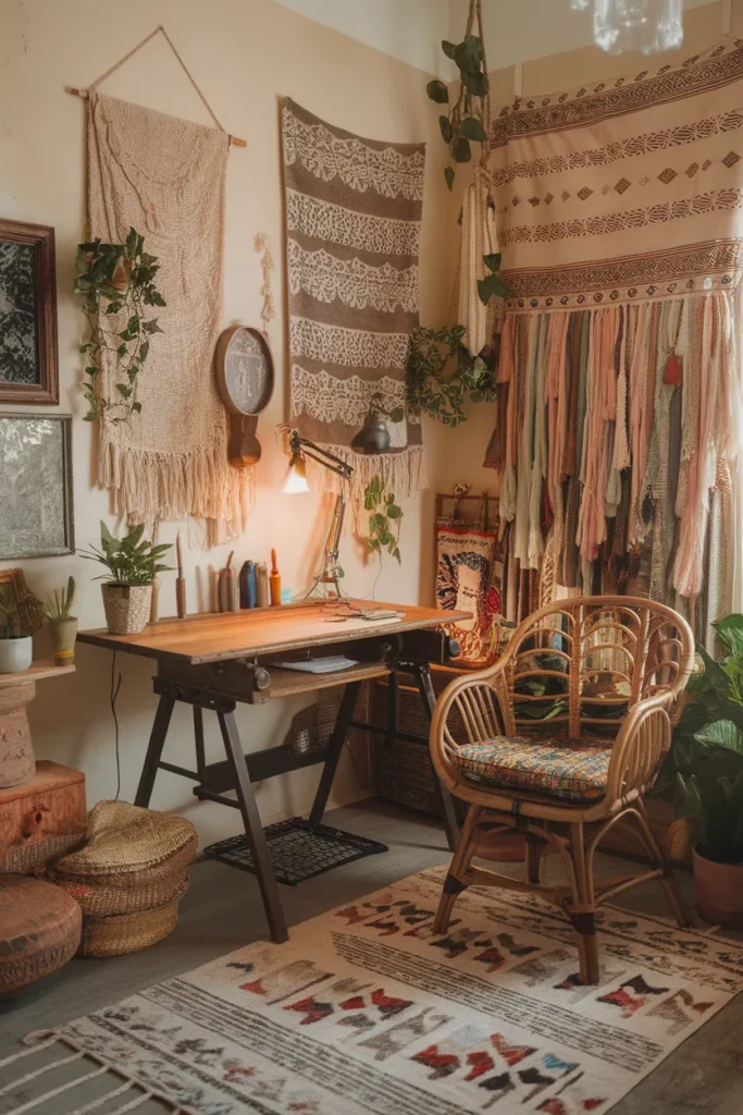Boho Chic Sewing Sanctuary