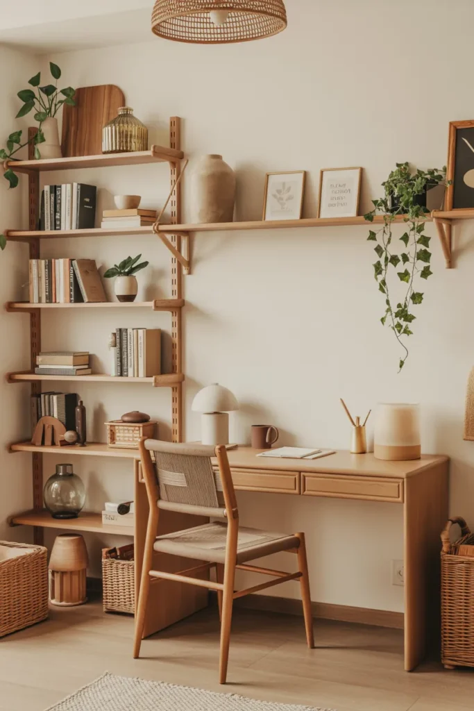 Boho Chic Shelf Styling