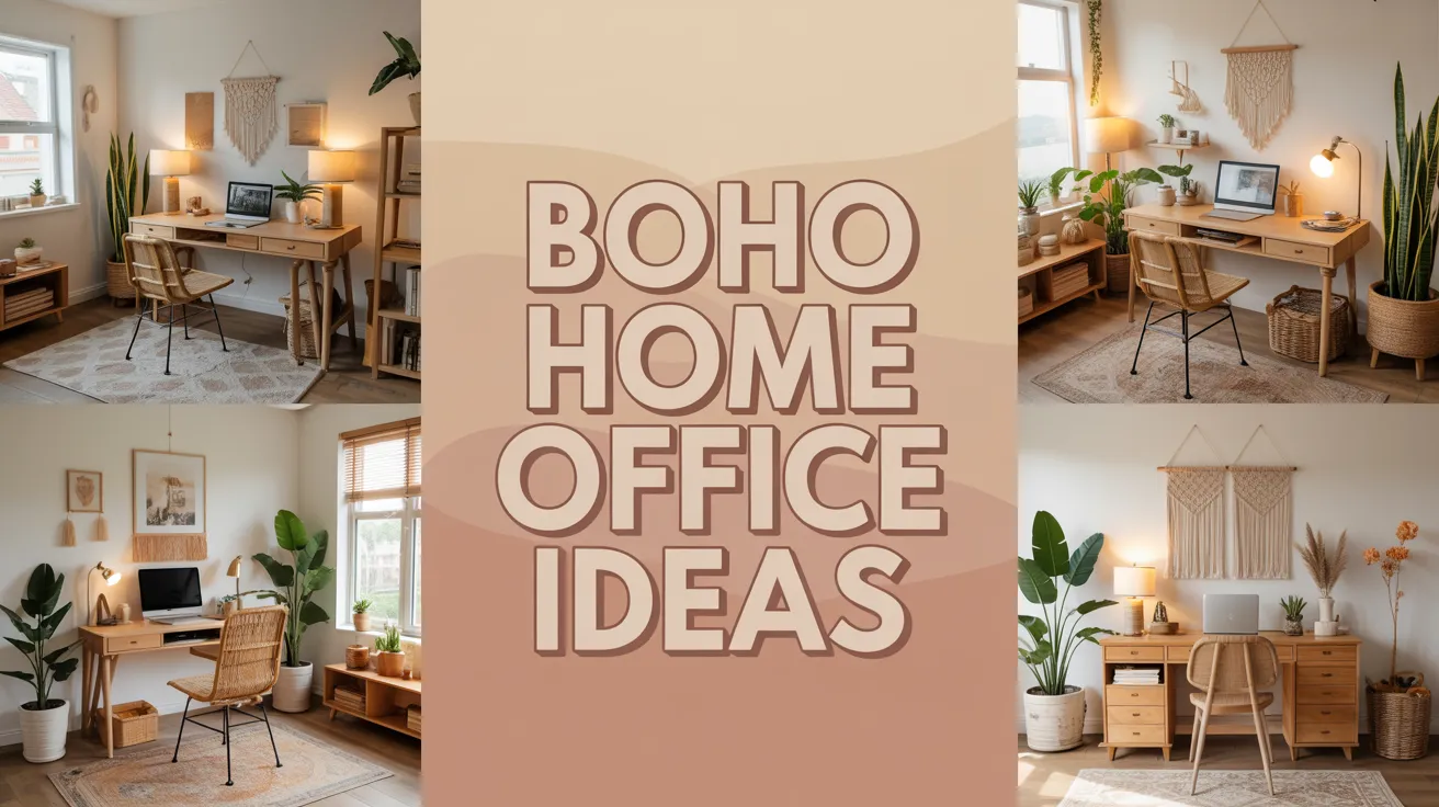 Boho Home Office Ideas