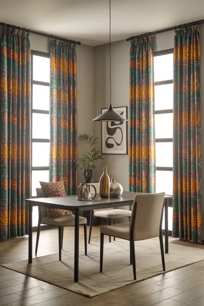Bold Patterned Curtains For A Statement Look