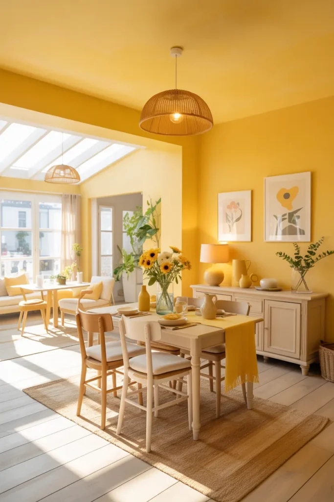 Buttercream Yellow For A Cheerful, Welcoming Vibe