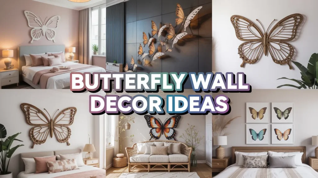 Transform Empty Walls into Art with These Stunning Butterfly Wall Decor Ideas 12 Butterfly Wall Decor Ideas