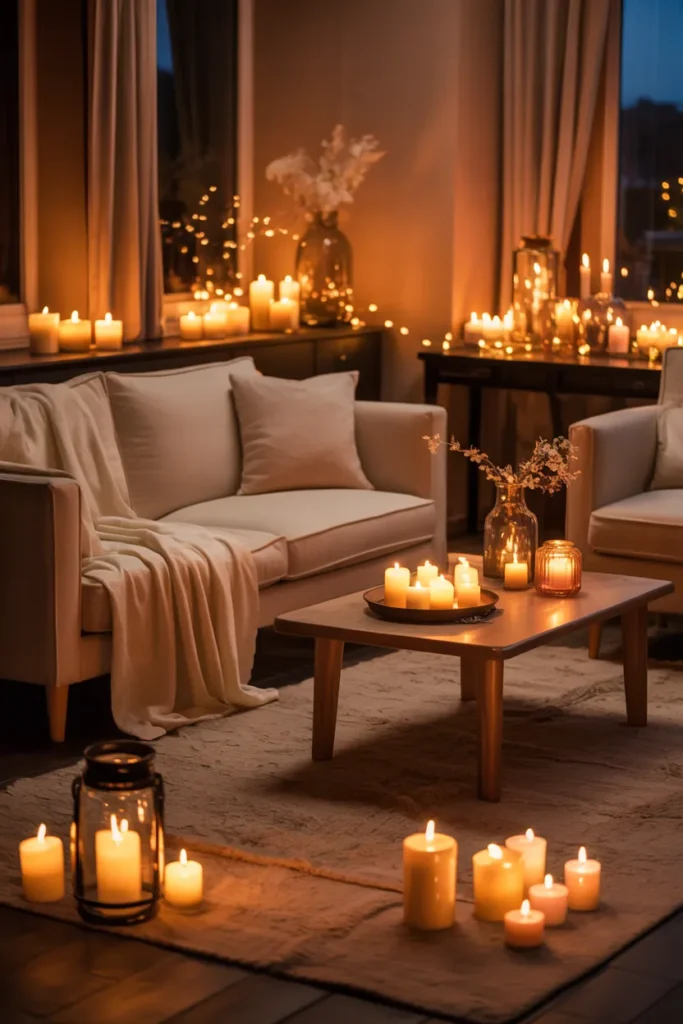 Candlelight Glow For Evening Serenity