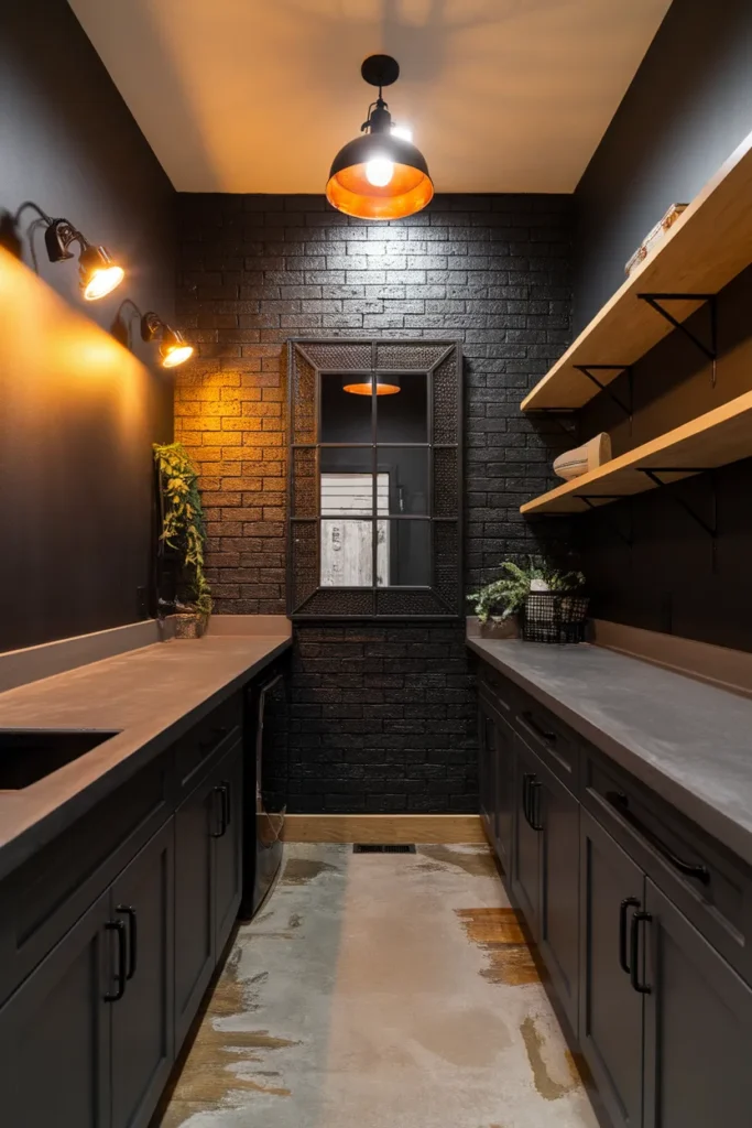 Charcoal Brick Texture