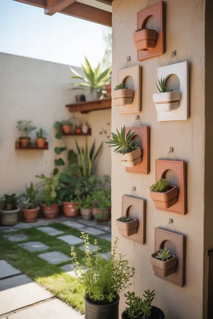 Clay Wall Frames for Small Plants