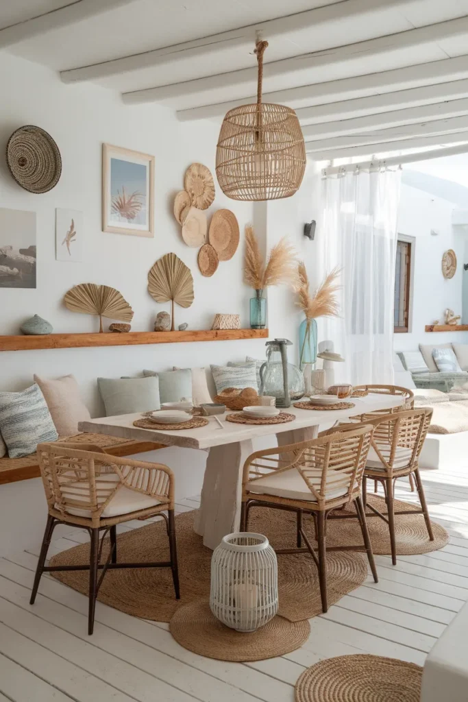 Coastal Boho Dining with Breezy Vibes