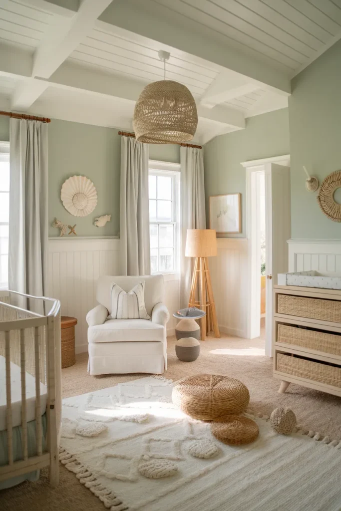 Coastal Breeze Sage Green Nursery