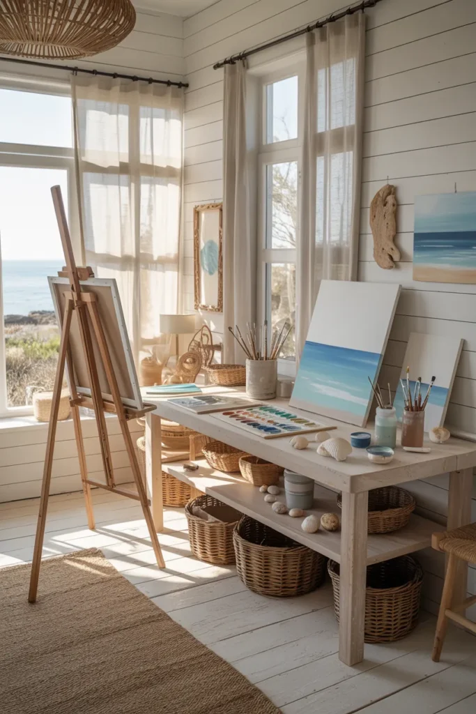Coastal-Inspired Art Retreat