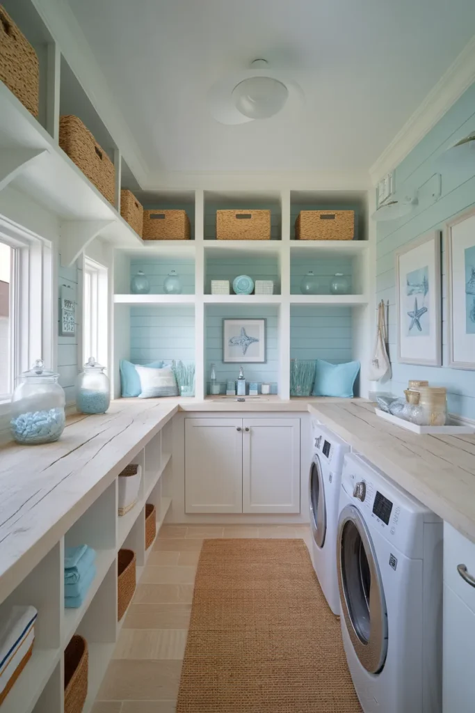 Coastal Inspired Laundry Refresh