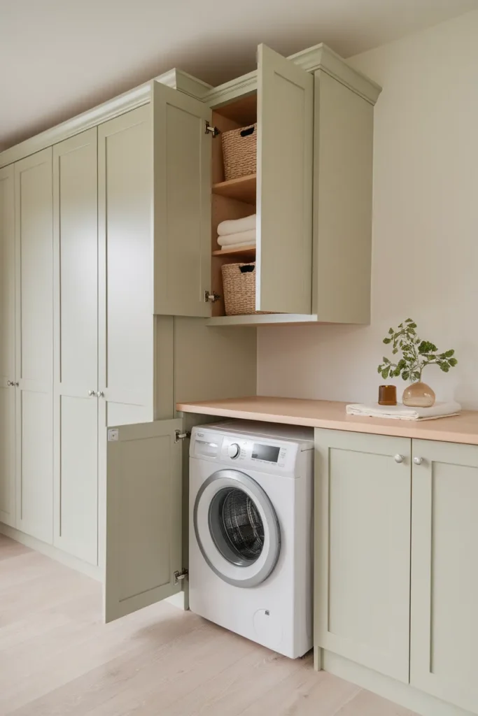 Compact Cabinet Above the Washer
