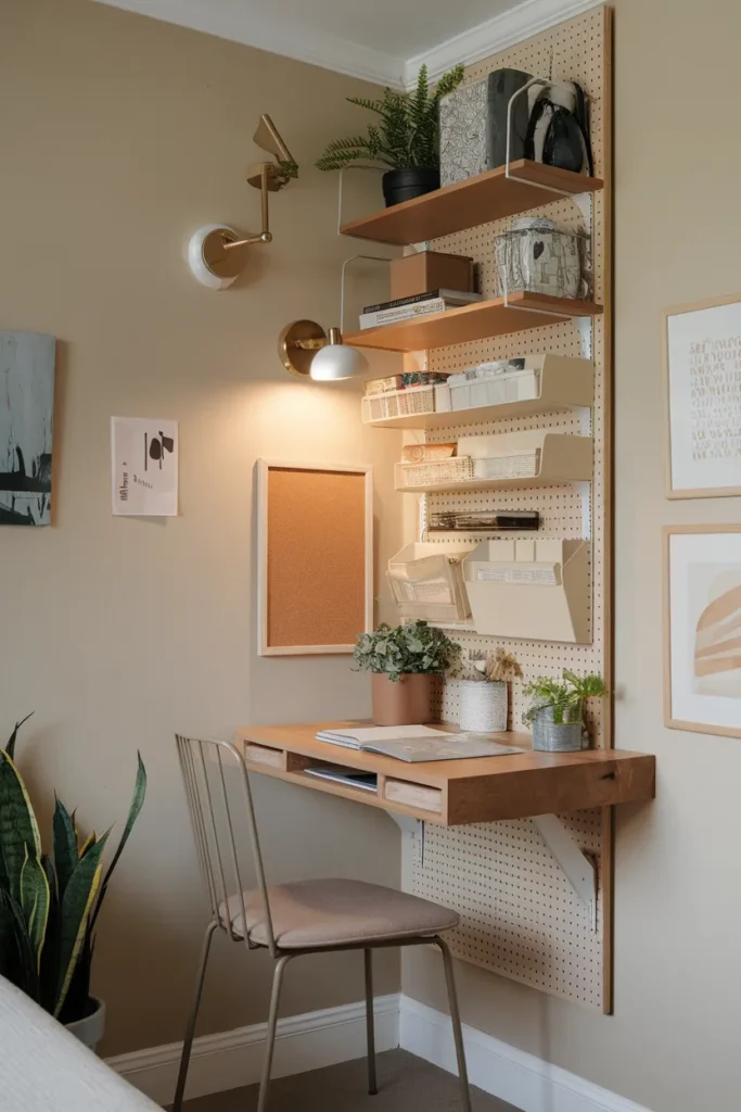 20 Modern Home Office Ideas That Make Working from Home Feel Luxurious 20 Compact Multipurpose Office Nook