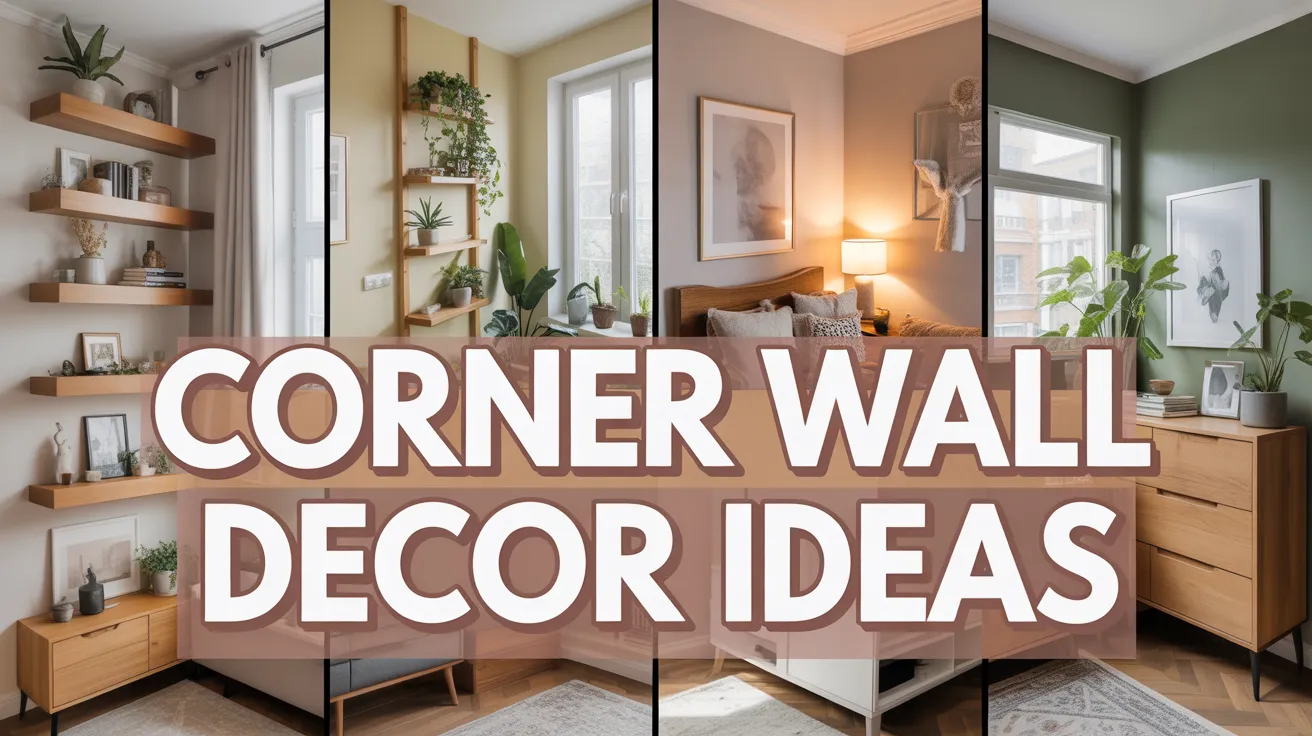 20 Corner Wall Decor Ideas That Instantly Transform Empty Spaces 1 Corner Wall Decor Ideas