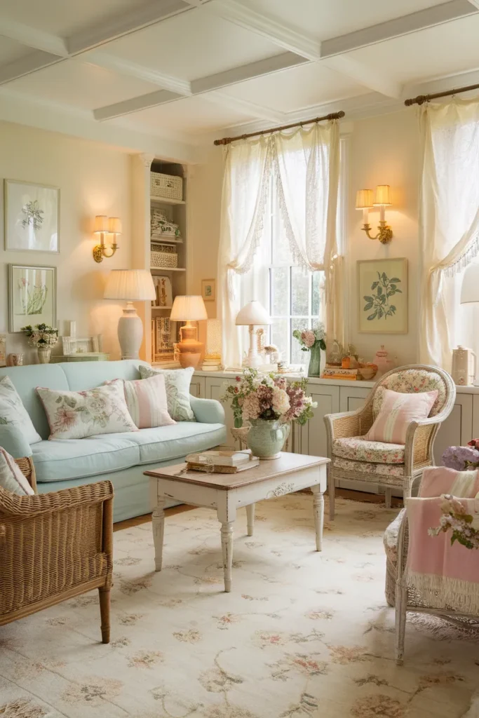 Cottage Charm With Soft Pastels