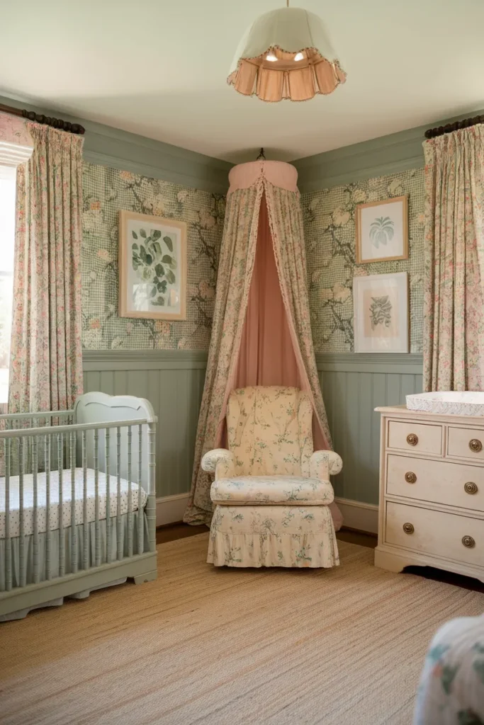 Cottage Core Sage Green Nursery
