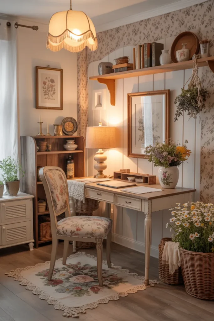 Cottagecore Boho Office