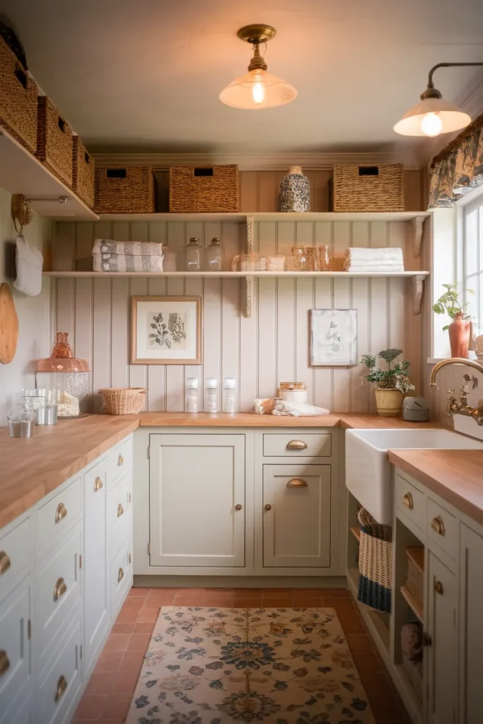 Cozy Cottage Laundry Look