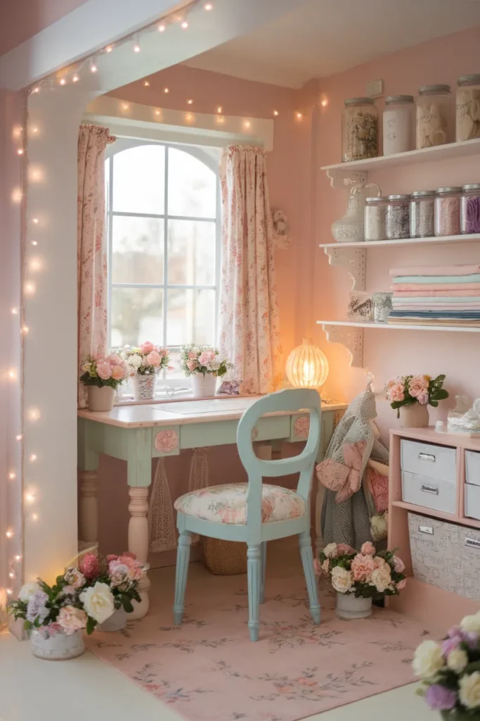 Cozy Cottage Sewing Nook