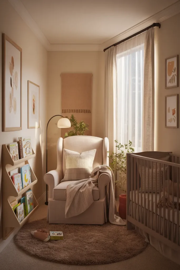 Cozy Reading Nook for Baby