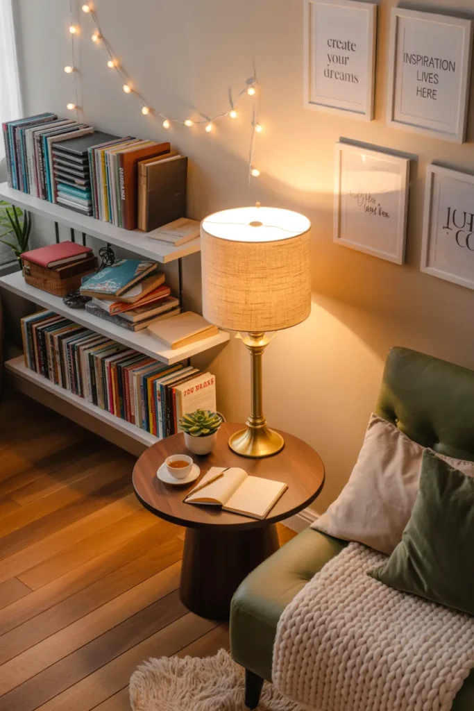 Cozy Reading and Planning Corner
