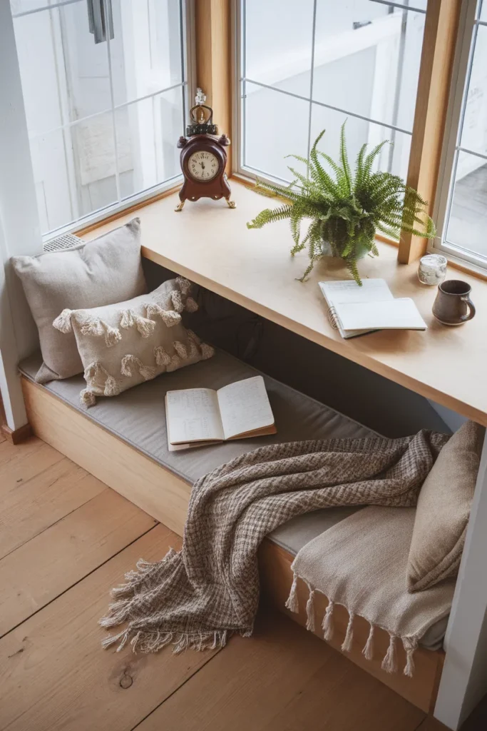 Cozy Window Nook with Natural Light