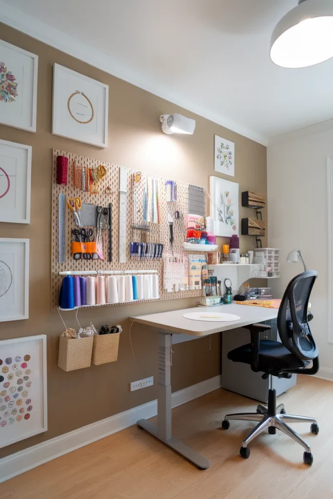 Creative Sewing Wall Display