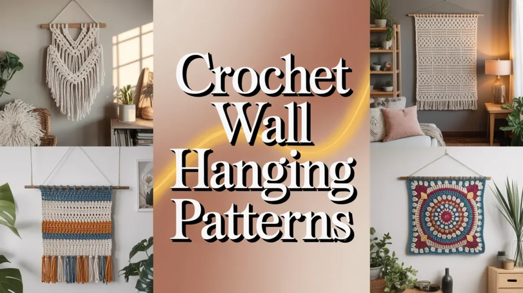 25 Crochet Wall Hanging Patterns That Instantly Warm Up Any Room 9 Crochet Wall Hanging Patterns