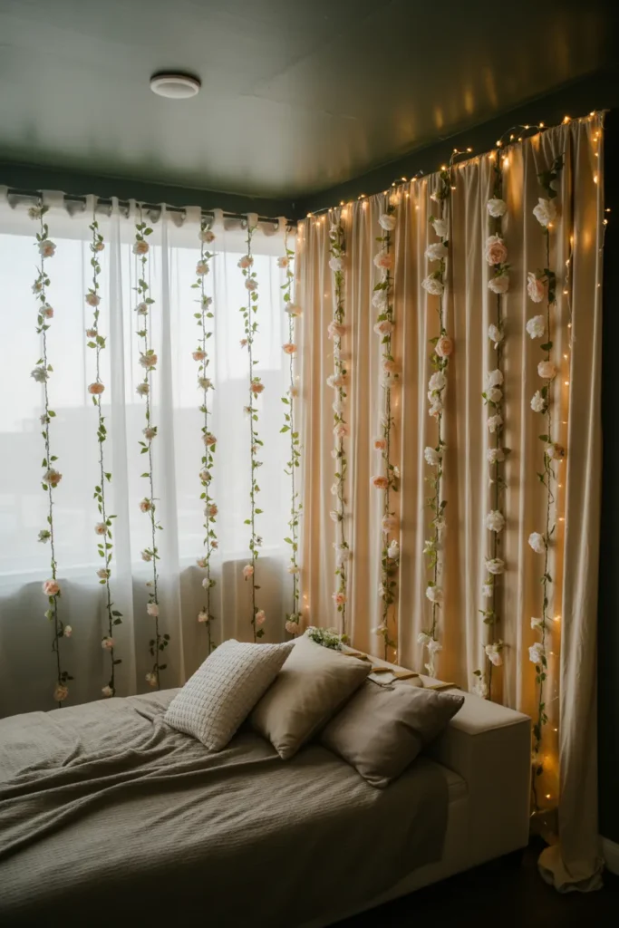 Curtain Flower Backdrop