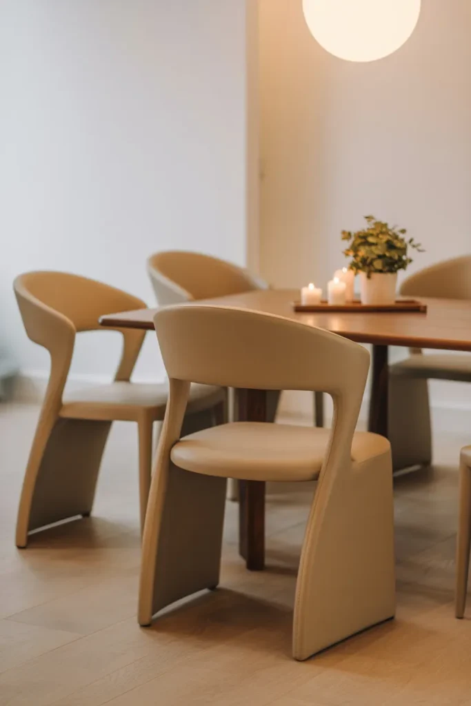 Curved Back Dining Chairs