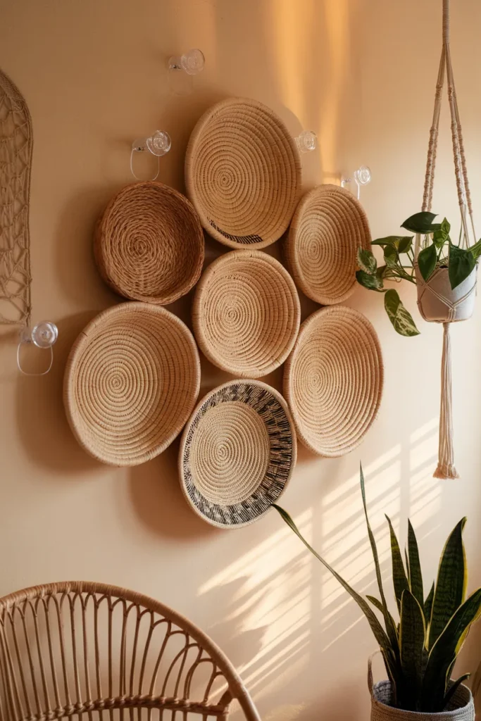 DIY Wall Basket Art