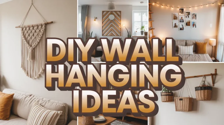 DIY wall hanging ideas