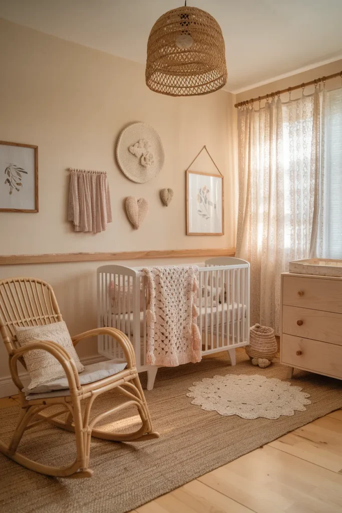 Delicate Crochet Accents And Handmade Touches