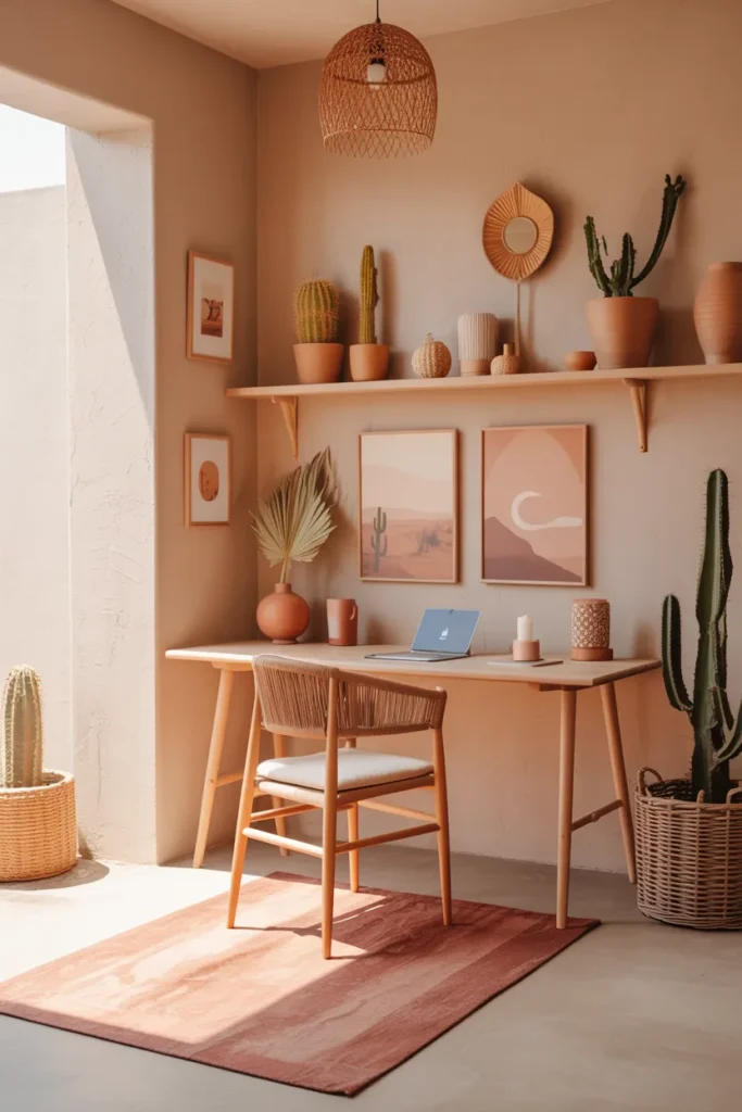 Desert Boho Office Vibes