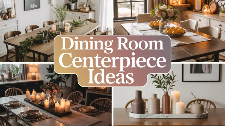 Dining Room Table Centerpiece Ideas