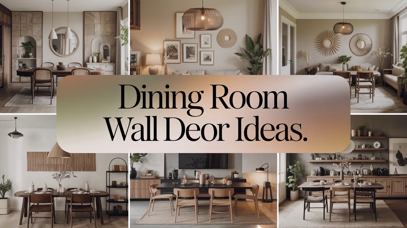 Dining Room Wall Decor Ideas