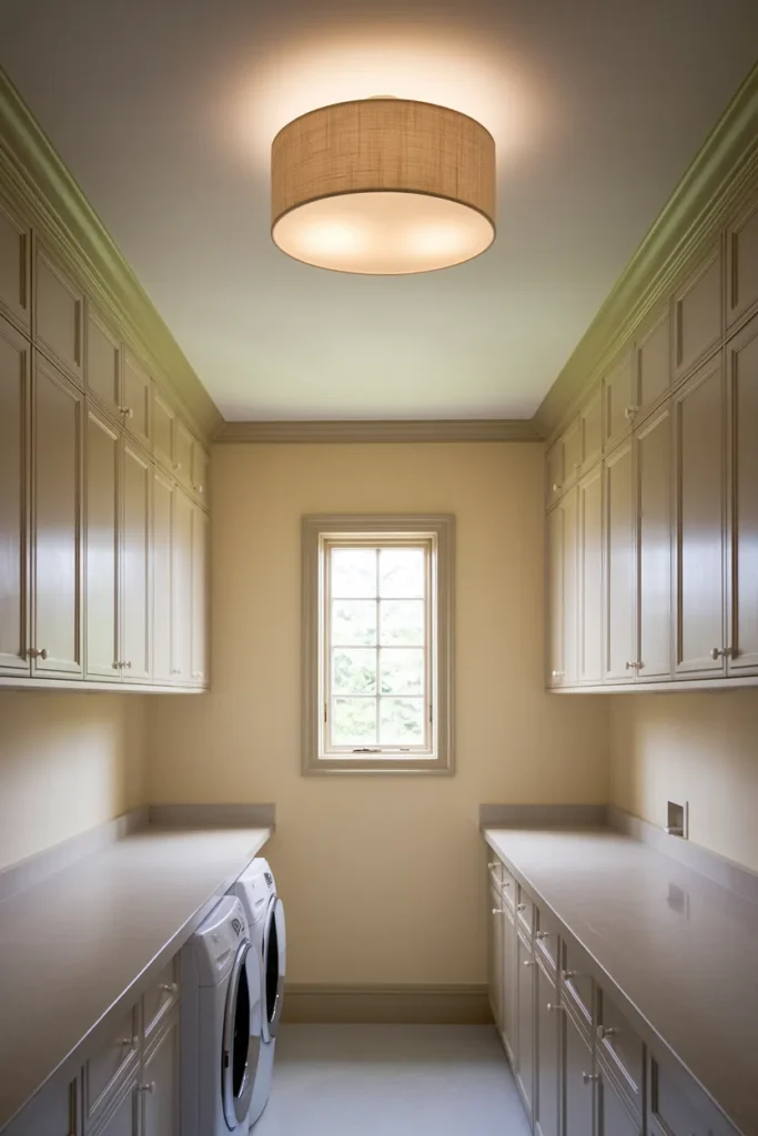 Drum Shade Lighting for Soft Elegance