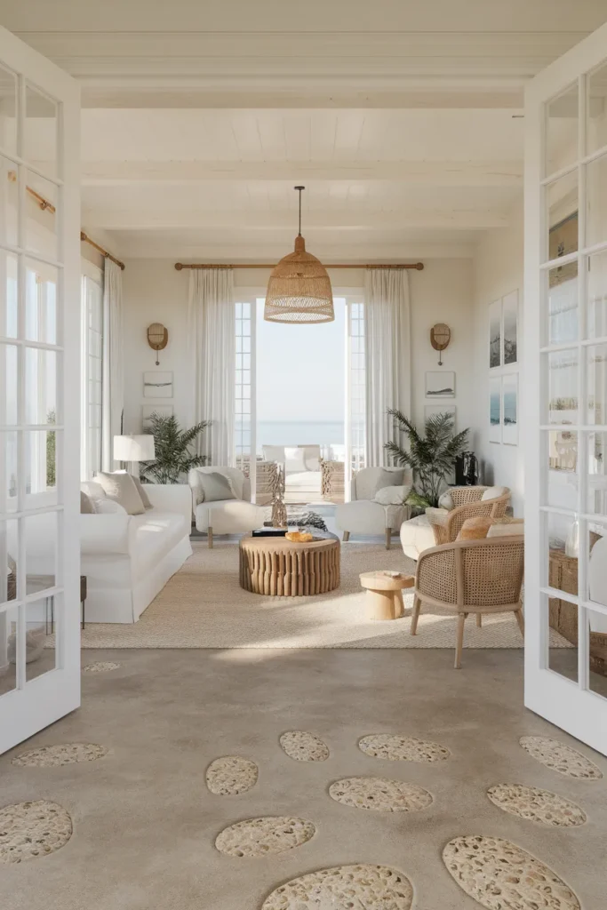 Exposed Aggregate Concrete Floors for Organic Texture