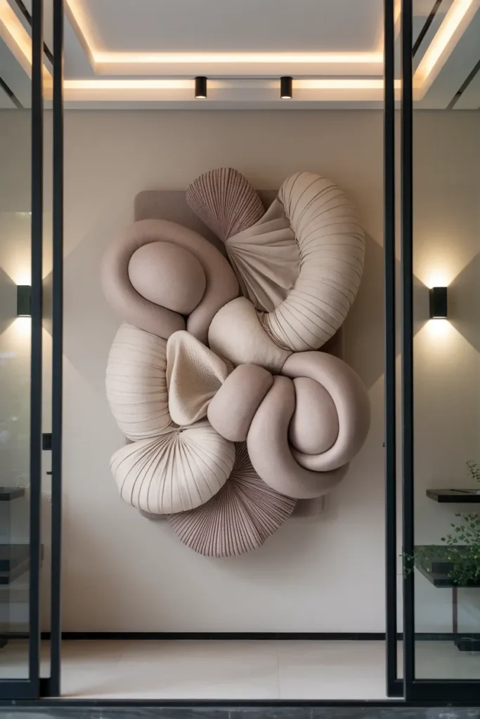 Fabric Wall Sculptures