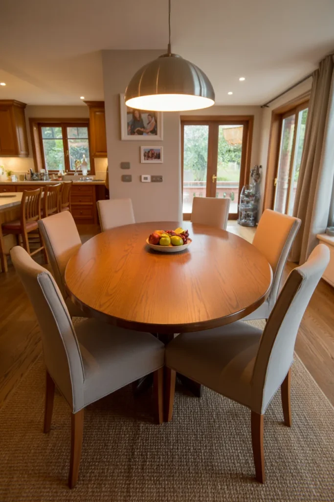 Family Friendly Round Table Design