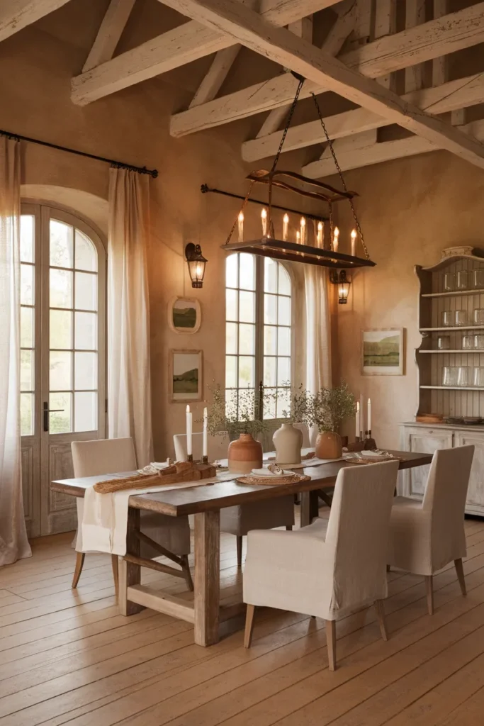 Farmhouse Chandelier Glow