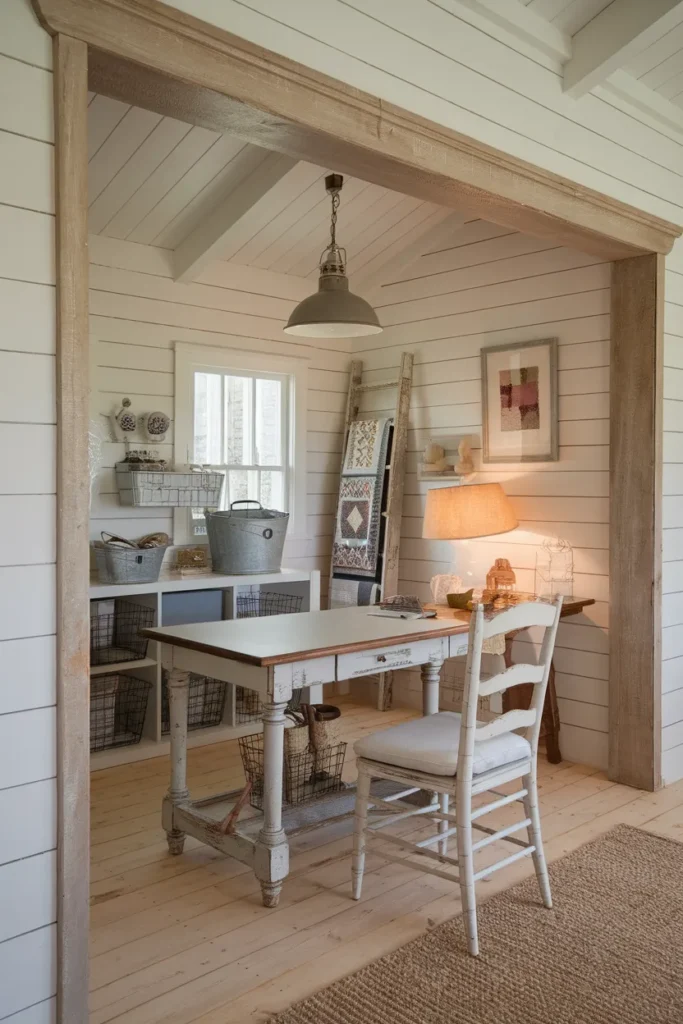 Farmhouse Inspired Sewing Room